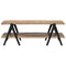 vidaXL Coffee Table 115x60x40 cm Solid Reclaimed Wood