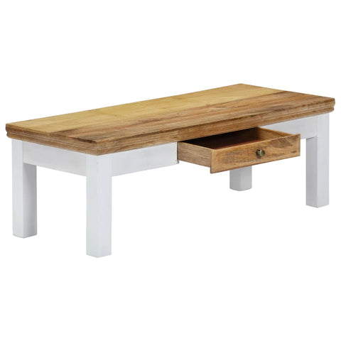 vidaXL Coffee Table 110x50x40 cm Solid Mango Wood