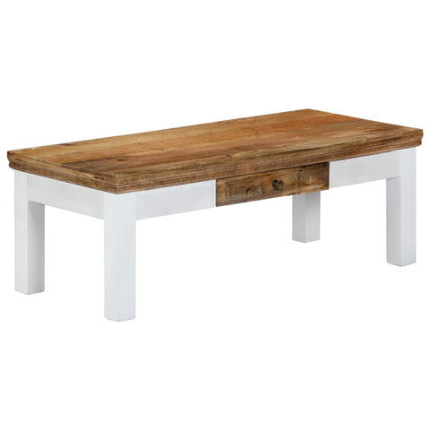 vidaXL Coffee Table 110x50x40 cm Solid Mango Wood