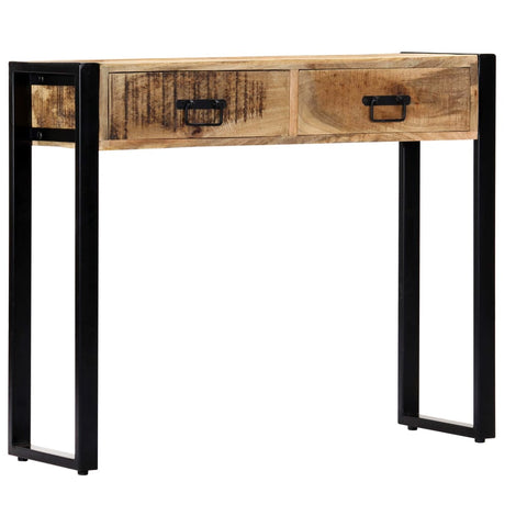 vidaXL Console Table 90x30x75 cm Solid Mango Wood