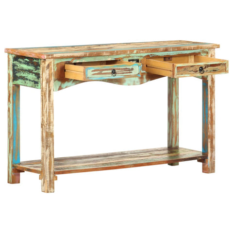 vidaXL Console Table 120x40x75 cm Solid Reclaimed Wood