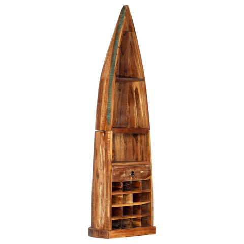 vidaXL Wine Rack 50x40x180 cm Solid Reclaimed Wood