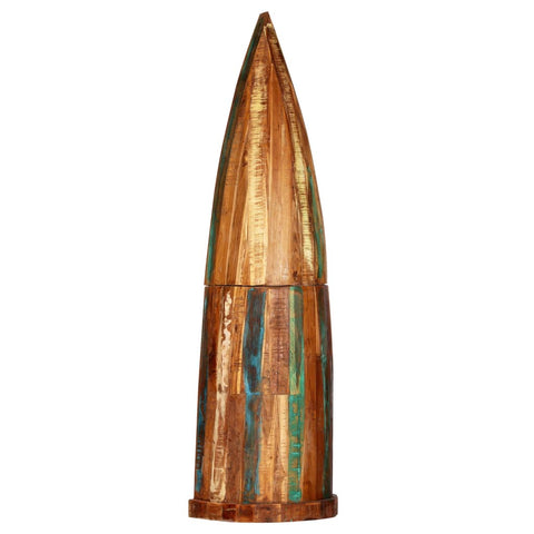 vidaXL Wine Rack 50x40x180 cm Solid Reclaimed Wood
