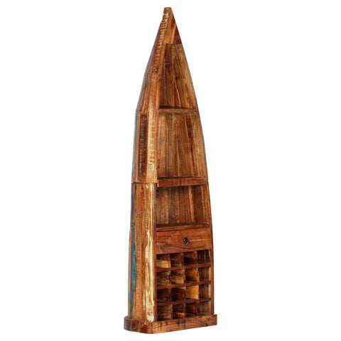 vidaXL Wine Rack 50x40x180 cm Solid Reclaimed Wood