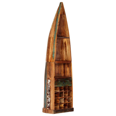 vidaXL Wine Rack 50x40x180 cm Solid Reclaimed Wood