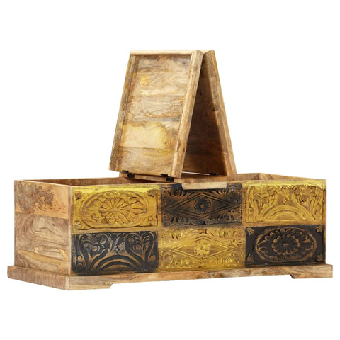 vidaXL Coffee Table 100x50x35 cm Solid Mango Wood