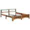 vidaXL Bed Frame without Mattress Solid Reclaimed Wood 180x200 cm Super King