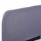 vidaXL Bed Frame without Mattress Light Grey Fabric 150x200 cm King Size