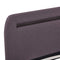 vidaXL Bed Frame with LED without Mattress Taupe Fabric 150x200 cm King Size