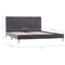 vidaXL Bed Frame without Mattress Grey Fabric 135x190 cm Double