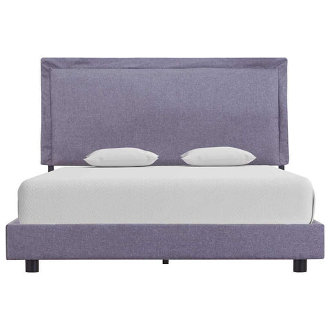 vidaXL Bed Frame without Mattress Light Grey Fabric 135x190 cm Double