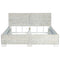 vidaXL Bed Frame without Mattress Grey Natural Rattan 140x200 cm