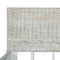 vidaXL Bed Frame without Mattress Grey Natural Rattan 140x200 cm