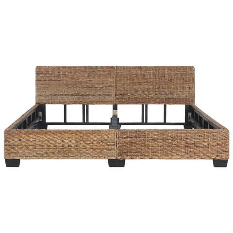 vidaXL Bed Frame without Mattress Natural Rattan 180x200 cm Super King