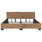 vidaXL Bed Frame without Mattress Natural Rattan 180x200 cm Super King