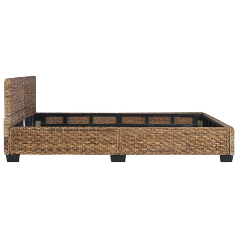 vidaXL Bed Frame without Mattress Natural Rattan 180x200 cm Super King