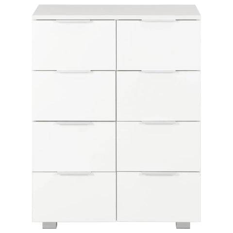 vidaXL Sideboard High Gloss White 60x35x80 cm Engineered Wood