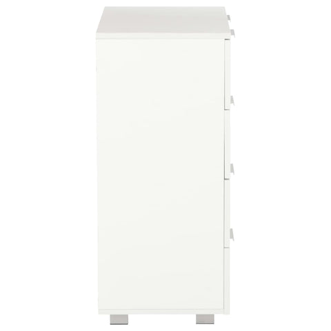 vidaXL Sideboard High Gloss White 60x35x80 cm Engineered Wood