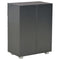 vidaXL Sideboard High Gloss Black 60x35x80 cm Engineered Wood