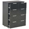 vidaXL Sideboard High Gloss Black 60x35x80 cm Engineered Wood