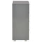 vidaXL Sideboard High Gloss Grey 60x35x80 cm Engineered Wood