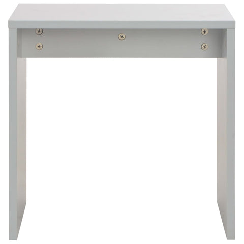 vidaXL Dressing Table with Mirror and Stool Grey 104x45x131 cm