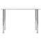 vidaXL Dining Table Transparent 120x60x75 cm Tempered Glass