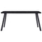 vidaXL Dining Table Black 180x90x75 cm Tempered Glass