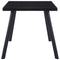 vidaXL Dining Table Black 180x90x75 cm Tempered Glass