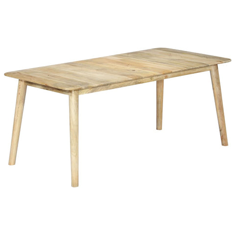 vidaXL Dining Table 180x90x76 cm Solid Mango Wood