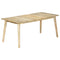 vidaXL Dining Table 180x90x76 cm Solid Mango Wood