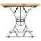 vidaXL Dining Table 180x90x76 cm Solid Mango Wood