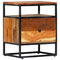 vidaXL Bedside Cabinet 40x30x50 cm Solid Reclaimed Wood and Steel
