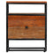 vidaXL Bedside Cabinet 40x30x50 cm Solid Reclaimed Wood and Steel