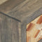 vidaXL Bedside Cabinet Grey 40x30x50 cm Solid Mango Wood