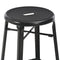 vidaXL 3 Piece Bar Set Steel Black