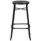 vidaXL 3 Piece Bar Set Steel Black