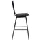 vidaXL 3 Piece Bar Set Steel Black