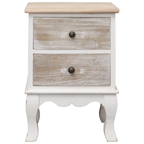 vidaXL Bedside Cabinets 2 pcs 35x30x50 cm Paulownia Wood