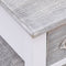 vidaXL Side Table Grey 40x40x40 cm Paulownia Wood