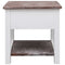 vidaXL Side Table Brown 40x40x40 cm Paulownia Wood