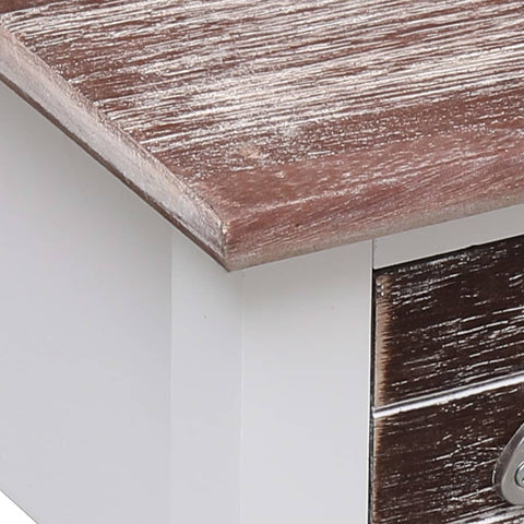 vidaXL Side Table Brown 40x40x40 cm Paulownia Wood