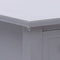 vidaXL Side Table Grey 40x40x40 cm Paulownia Wood