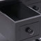 vidaXL Side Table Black 40x40x40 cm Paulownia Wood