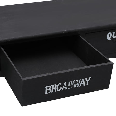 vidaXL Coffee Table Black 100x50x45 cm Wood