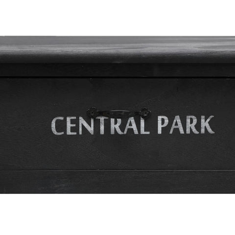 vidaXL Coffee Table Black 100x50x45 cm Wood