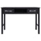 vidaXL Console Table Black 110x45x76 cm Wood