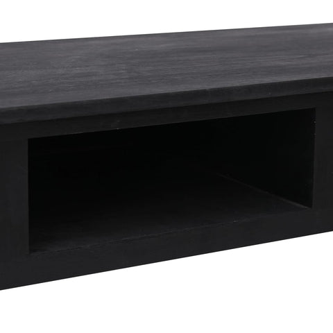 vidaXL Console Table Black 110x45x76 cm Wood