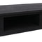 vidaXL Console Table Black 110x45x76 cm Wood