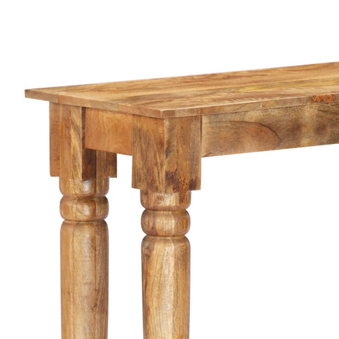 vidaXL Console Table 110x35x77 cm Solid Mango Wood